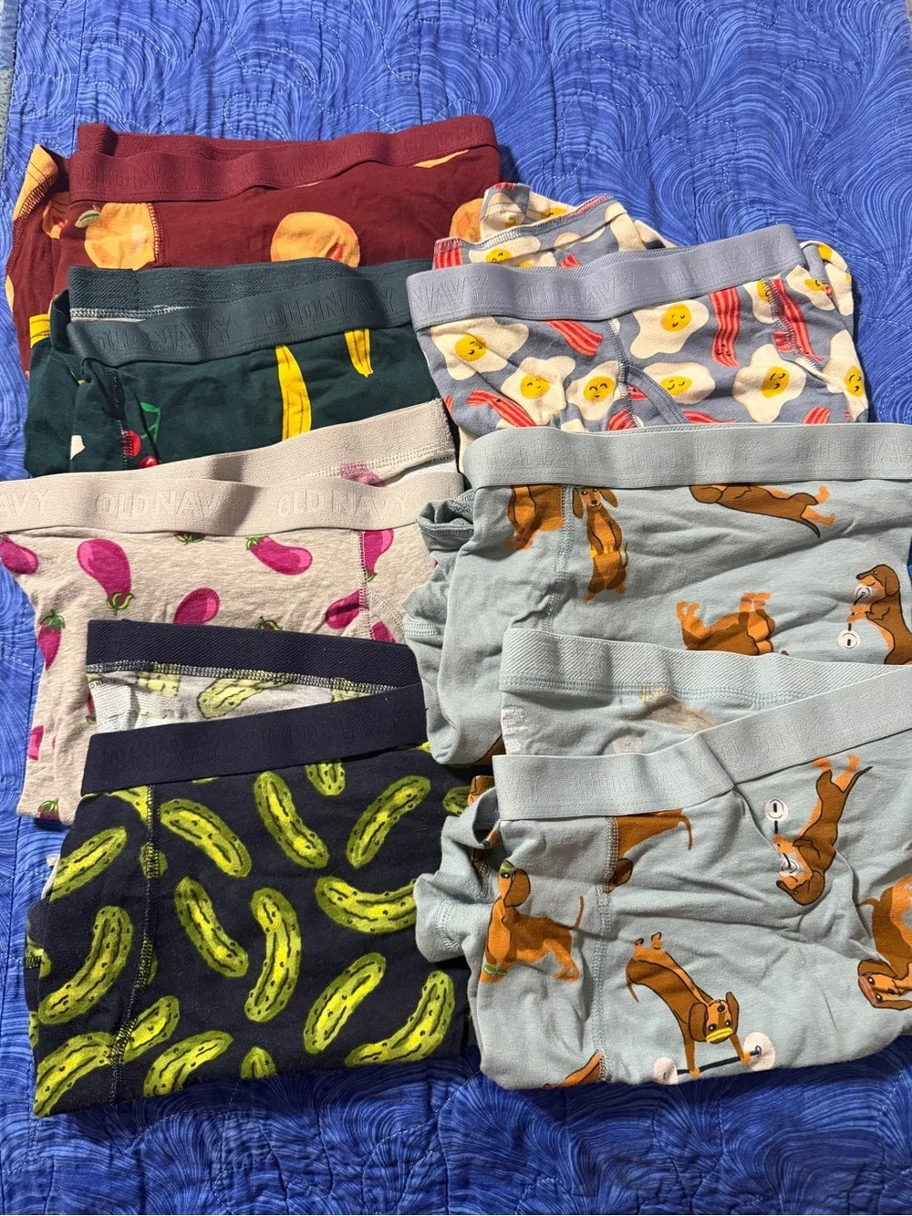 Old Navy Men’s ' Assorted Patterned Boxer Briefs